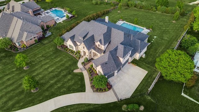 drone / aerial view