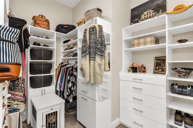 504 Glenbrook Ct, Southlake, TX 76092 - walk in closet featuring light colored carpet
