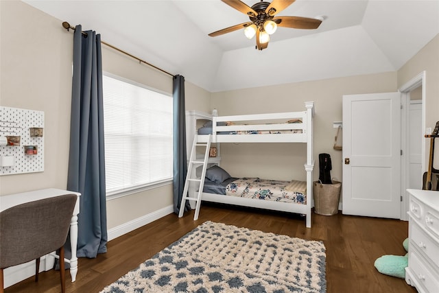 504 Glenbrook Ct, Southlake, TX 76092 - bedroom with baseboards, a ceiling fan, and wood finished floors