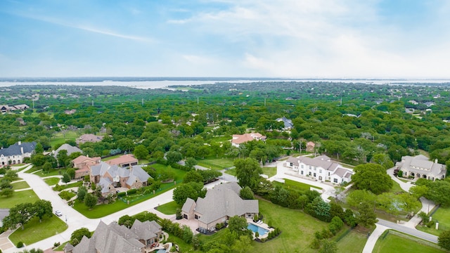 aerial view featuring a residential view