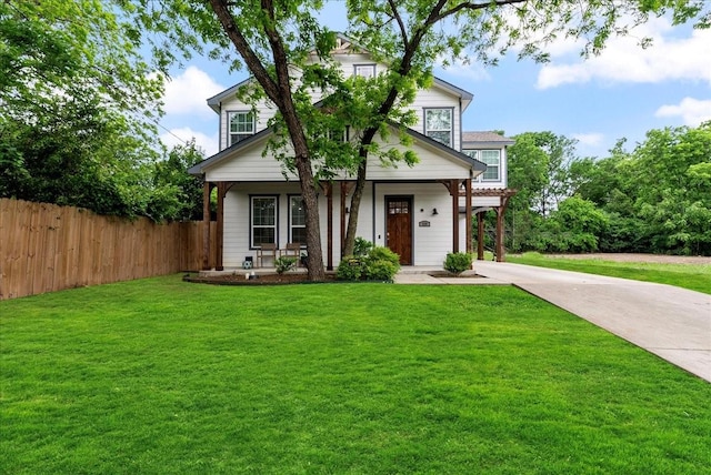 729 Rockwood St, Dallas, TX 75203 - view of front of property featuring driveway and covered porch