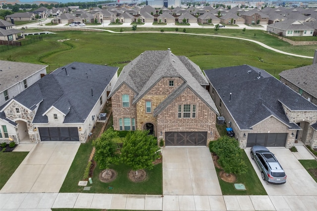 drone / aerial view featuring a residential view
