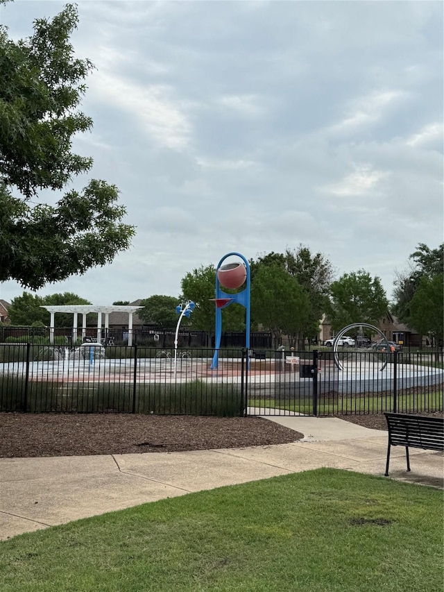 2308 Patriot Dr, Melissa, TX 75454 - community jungle gym featuring fence and a yard