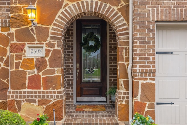 2308 Patriot Dr, Melissa, TX 75454 - view of exterior entry featuring brick siding