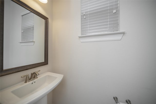 bathroom with a sink