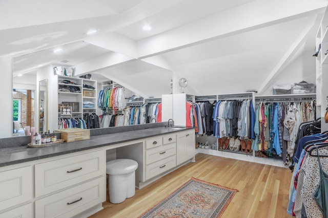 417 N Waddill St, Mckinney, TX 75069 - spacious closet featuring a sink and light wood finished floors