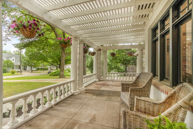 417 N Waddill St, Mckinney, TX 75069 - porch featuring a pergola