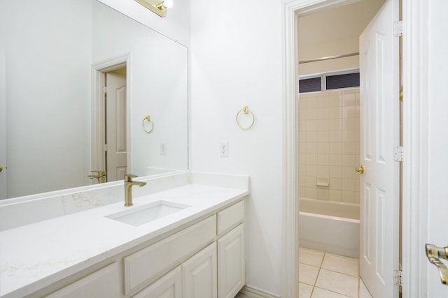 5624 Big River Dr, The Colony, TX 75056 - full bathroom featuring vanity and tile patterned flooring