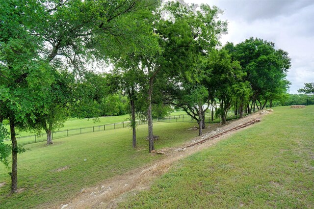 7312 Bishop Ct, Fort Worth, TX 76179 - view of yard featuring a fire pit