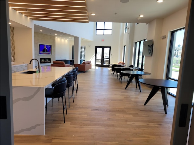 lobby featuring a sink