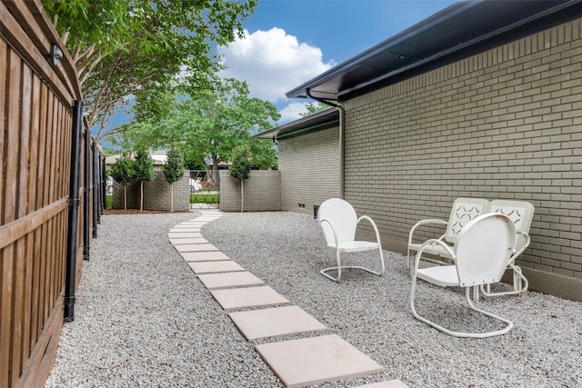 10907 Wonderland Trl, Dallas, TX 75229 - view of yard featuring fence and a patio area