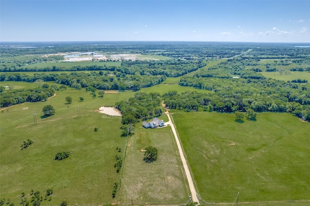 1314 Fleming Rd, Bells, TX 75414 - aerial view featuring a rural view