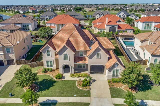 1110 Holford Dr, Frisco, TX 75036 - drone / aerial view featuring a residential view