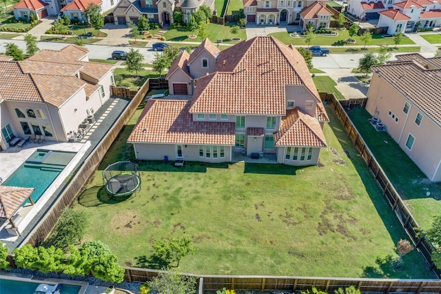 1110 Holford Dr, Frisco, TX 75036 - birds eye view of property with a residential view