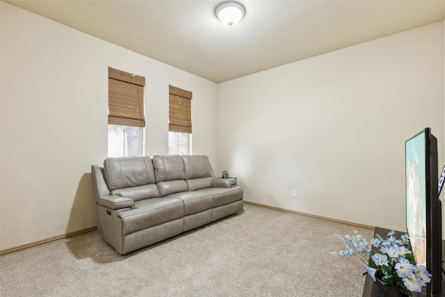 1925 Bridgeport Dr, Providence Village, TX 76227 - carpeted living area featuring baseboards