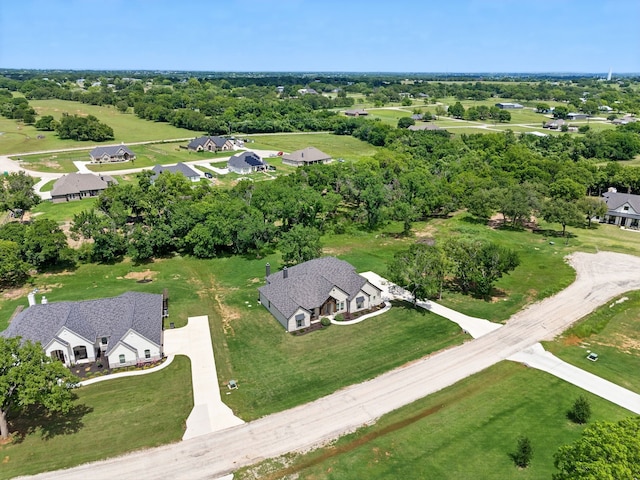 317 Wayward Spur, Springtown, TX 76082 - drone / aerial view of a tree filled landscape