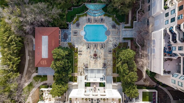drone / aerial view