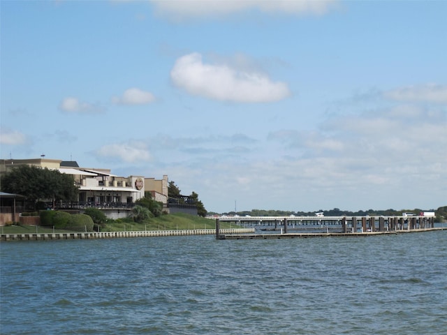 view of water feature