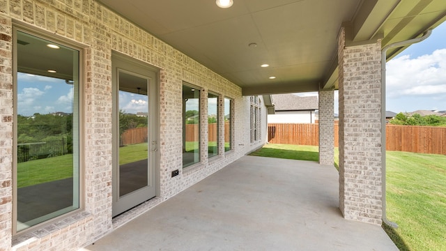 7313 Wayward Wind Dr, Fort Worth, TX 76179 - fenced backyard with a patio