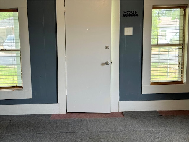 view of exterior entry