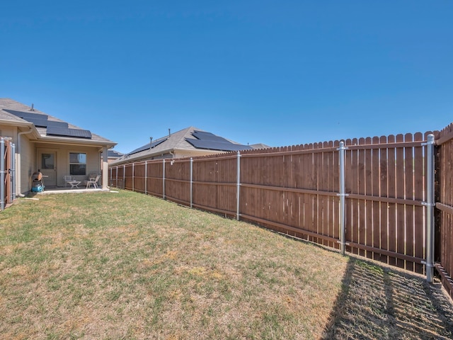 2913 Meadowlands Dr, Forney, TX 75126 - view of yard featuring a fenced backyard and a patio area