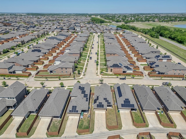 2913 Meadowlands Dr, Forney, TX 75126 - bird's eye view with a residential view and a water view