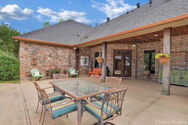 1860 Leonard Rd, Shreveport, LA 71115 - view of patio featuring outdoor dining space
