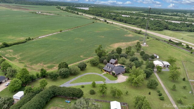 1860 Leonard Rd, Shreveport, LA 71115 - aerial view of property's location featuring rural landscape and agricultural land