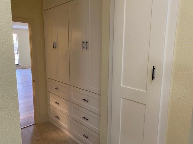 view of closet