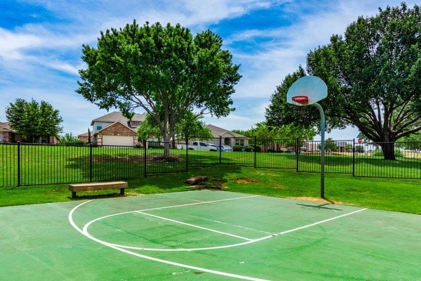 view of sport court with community basketball court