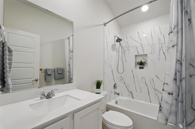 901 Cherry Blossom St, Anna, TX 75409 - full bath with shower / bath combo with shower curtain, toilet, and vanity