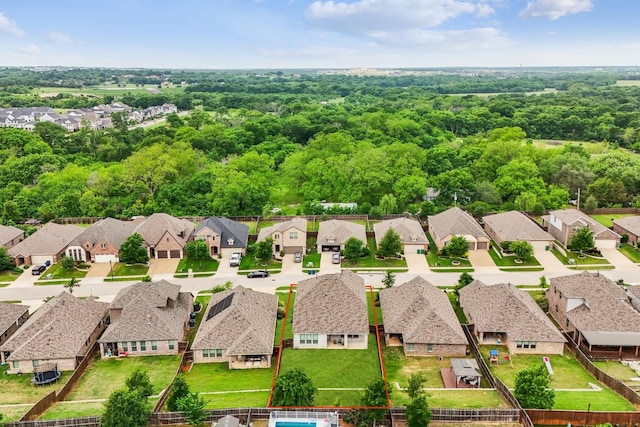 2900 Inn Kitchen Way, Mckinney, TX 75071 - aerial view of residential area with property parcel outlined