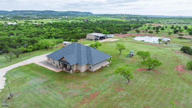 drone / aerial view