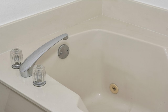 interior details featuring a bathtub