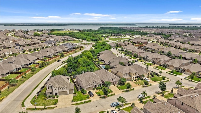1617 Beauregard Point Dr, Wylie, TX 75098 - bird's eye view featuring a water view and a residential view