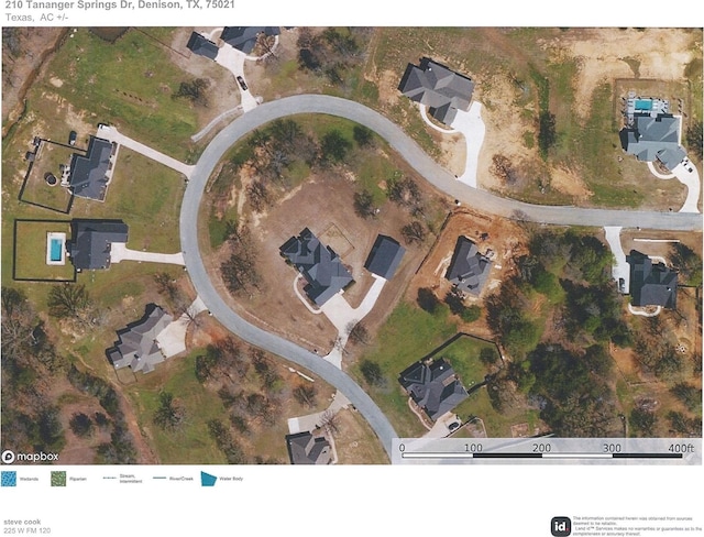 210 Tananger Springs Dr, Denison, TX 75021 - drone / aerial view
