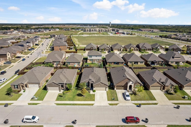 birds eye view of property featuring a residential view