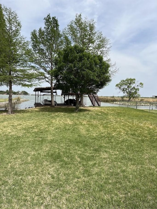 1824 Shady Point Circle Dr, San Angelo, TX 76904 - view of yard featuring a water view