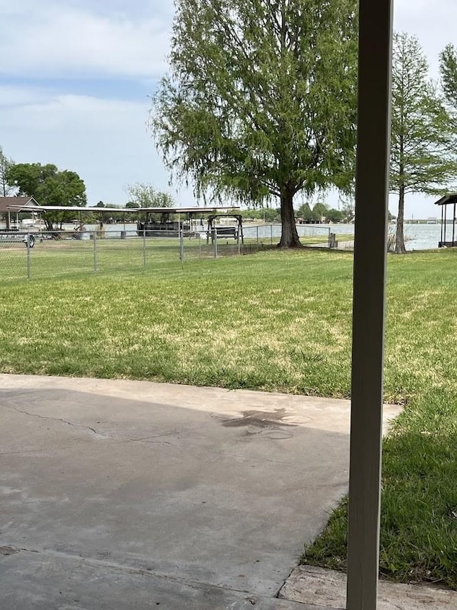1824 Shady Point Circle Dr, San Angelo, TX 76904 - view of yard with fence