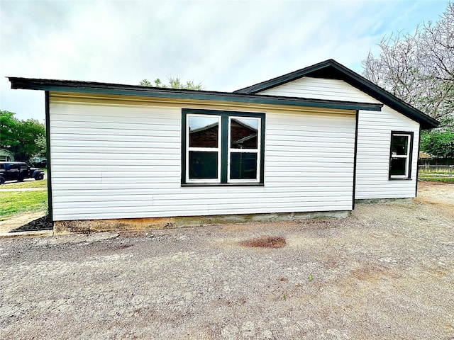 view of property exterior