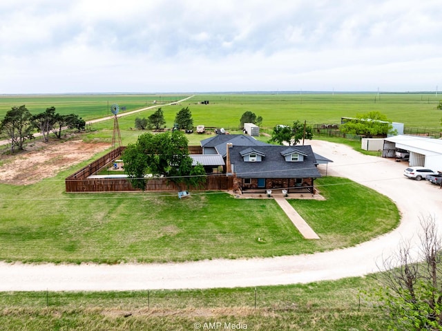 3756 County Road 192, Anson, TX 79501 - bird's eye view with a rural view
