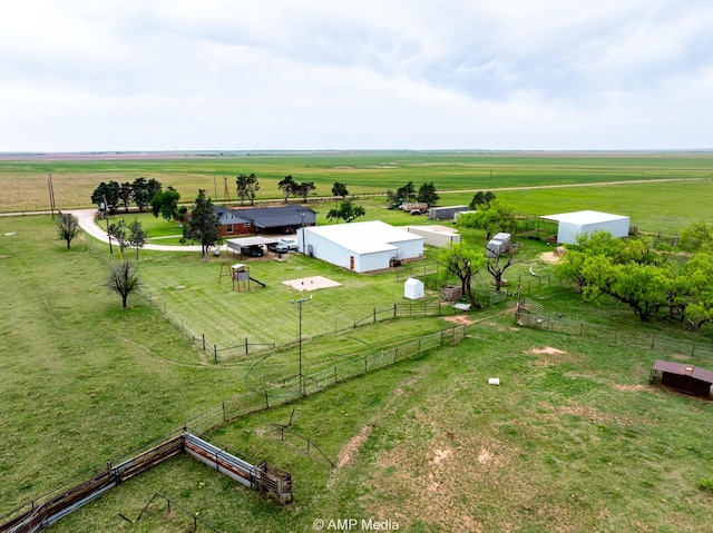 3756 County Road 192, Anson, TX 79501 - birds eye view of property featuring a rural view