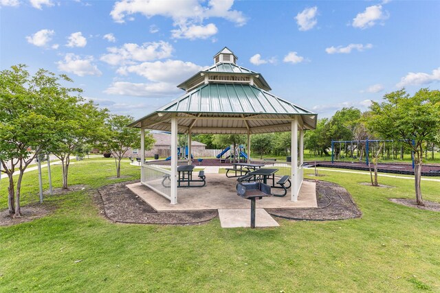 surrounding community featuring a yard