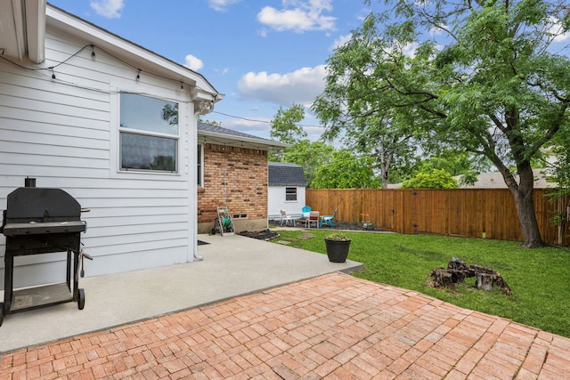 8545 Sweetwater Dr, Dallas, TX 75228 - view of patio / terrace featuring grilling area