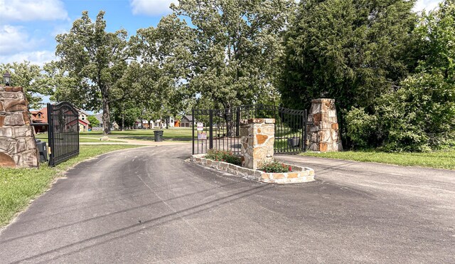 5553 Lakeshore Ct, Log Cabin, TX 75148 - view of street featuring a gate