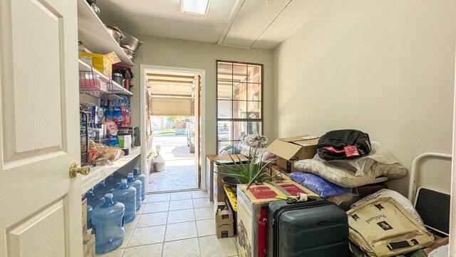 view of storage