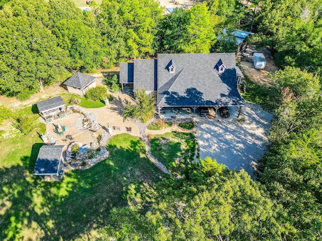 aerial view