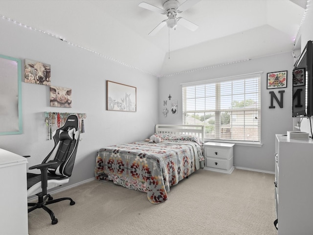 1646 Country Hls, Waxahachie, TX 75165 - bedroom with baseboards, ceiling fan, and light carpet