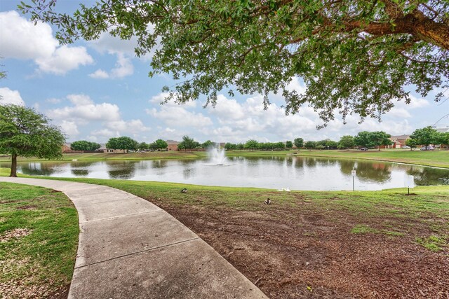 property view of water