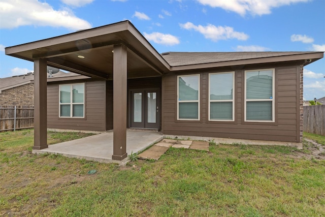 3819 Elkhorn Ln, Forney, TX 75126 - rear view of house featuring a patio
